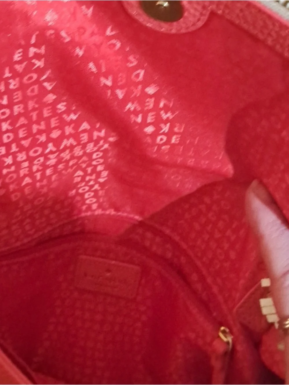 Kate Spade Coral Shoulder Bag and Wallet